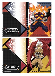 TVアニメ「僕のヒーローアカデミア」 描き下ろしクリアファイルセット【戦闘ver.】【C】エンデヴァー&ホークス (キャラクターグッズ)