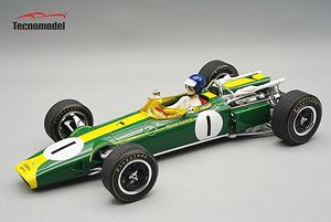 Lotus 43 United States GP 1966 Winner #1 Jim Clark (w/Driver Figure) (Diecast Car)