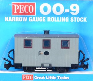 (OO-9) GR-570UY FR 4-wheel Quarryman Coach, Grey (Model Train)