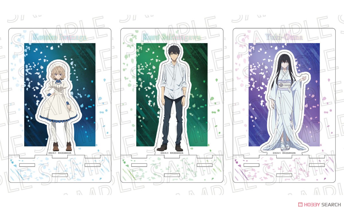 TVアニメ『虚構推理 Season2』 カットアウトアクリルスタンド 雪女 (キャラクターグッズ) その他の画像1