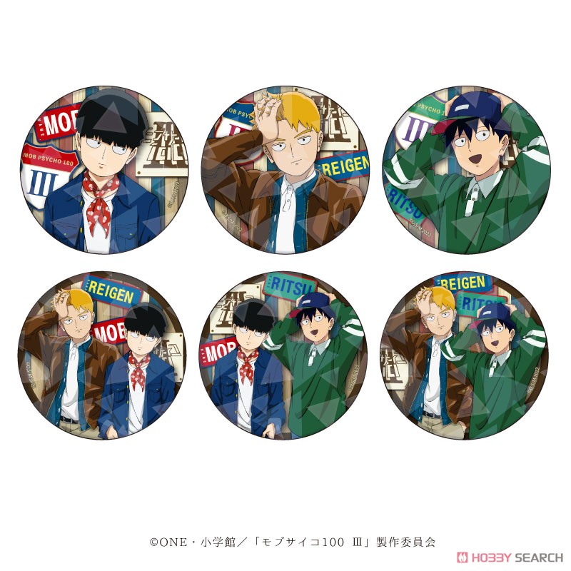 ホログラム缶バッジ(65mm) 「モブサイコ100 III」 01 ボックス (描き下ろし) (6個セット) (キャラクターグッズ) 商品画像1