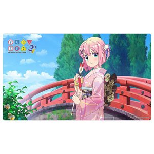 [The Demon Girl Next Door 2-Chome] [Especially Illustrated] Rubber Mat (Momo Chiyoda / Haregi) (Card Supplies)
