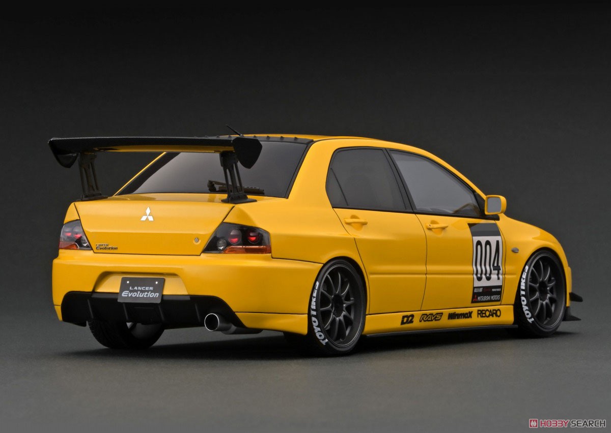 Mitsubishi Lancer Evolution IX (CT9A) Yellow (ミニカー) 商品画像2