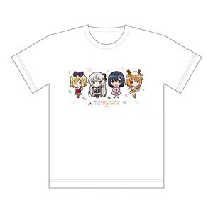 [となりの吸血鬼さん] Tシャツ (ソフィー&灯&ひなた&エリー/クリスマス) Mサイズ (キャラクターグッズ)