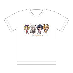 [となりの吸血鬼さん] Tシャツ (ソフィー&灯&ひなた&エリー/クリスマス) XLサイズ (キャラクターグッズ)