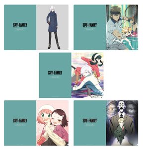 SPY×FAMILY メインビジュアルクリアファイルセット MISSION:21～25 (キャラクターグッズ)