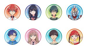 Gridman Universe Can Badge (Set of 8) (Anime Toy)