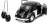 1959 VW Beetle Black / White / PUNCH BUGGY with Boxing Gloves (Diecast Car) Item picture2