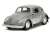 1959 VW Beetle Gray / Flames with Boxing Gloves (Diecast Car) Item picture1