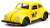 1959 VW Beetle Yellow / Star Graphics with Boxing Gloves (Diecast Car) Item picture1