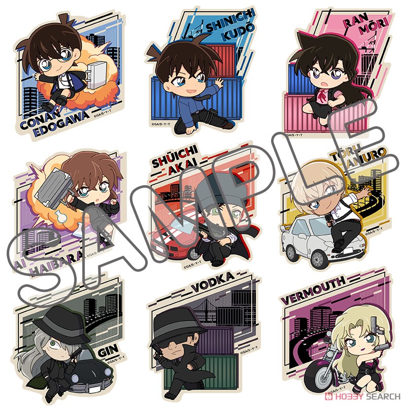 名探偵コナン ステッカー スーツアクション (コナン) (キャラクターグッズ) その他の画像1