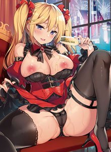 三色網戸。B2タペストリー 『赤ドレス開脚でわからせるメモリアルアンリちゃん』 (キャラクターグッズ)