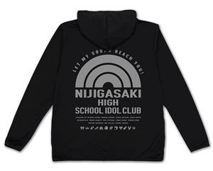 Love Live! Nijigasaki High School School Idol Club Thin Dry Parka Black S (Anime Toy)