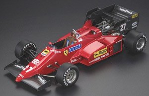 126C4M 1984 Italy GP 2nd Place No,27 Michele Alboreto (Diecast Car)