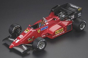 126C4M 1984 Austrian GP 7th Position No,28 Rene Arnoux (Diecast Car)