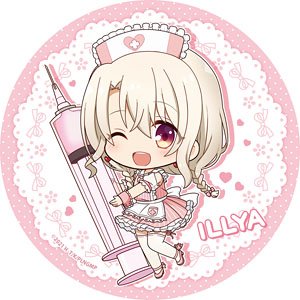 Fate/kaleid liner Prisma Illya: Licht - The Nameless Girl Puchichoko Rubber Mat Coaster [Nurse Maid] (Ilya) (Anime Toy)