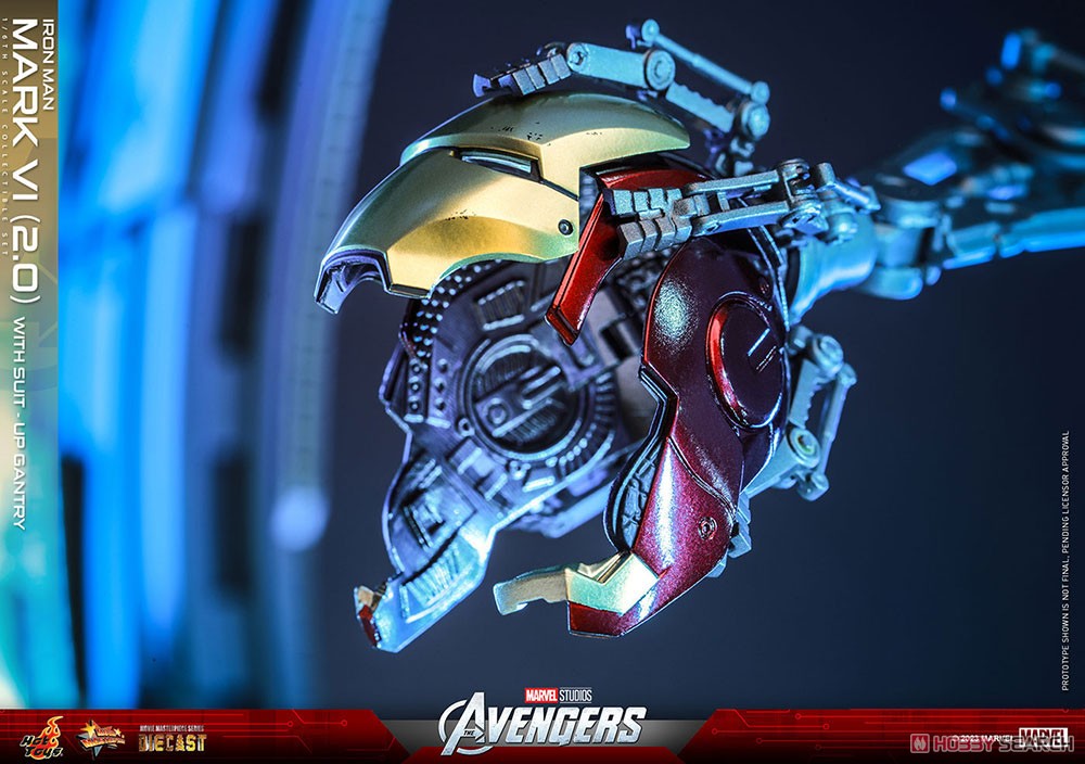 【銀行振込前入金】 【ムービー・マスターピース DIECAST】 『アベンジャーズ』 1/6スケールフィギュア アイアンマン・マーク6 (2.0版)［パワードスーツ装着機付き］ (完成品) 商品画像18