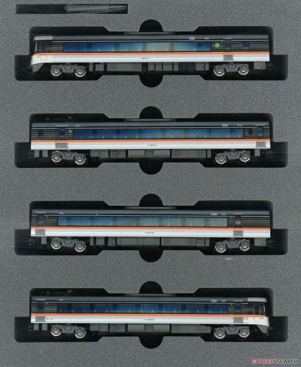 Series 383 `Shinano` Additional Four Car Set (Add-on 4-Car Set) (Model Train) Item picture1
