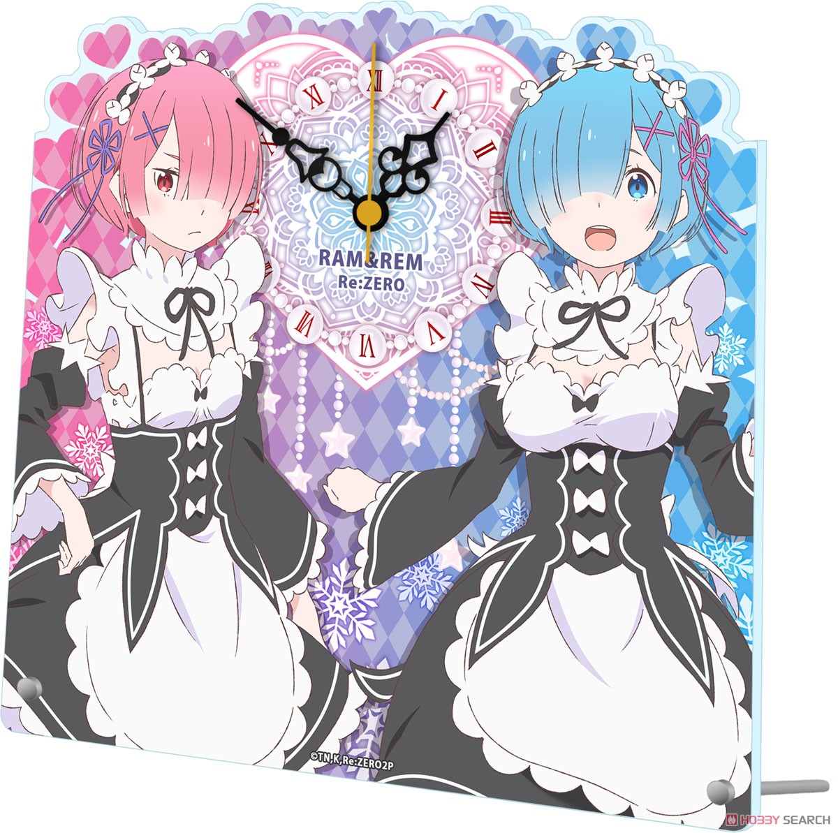 Re:Zero -Starting Life in Another World- Acrylic Table Clock [Rem & Ram ...