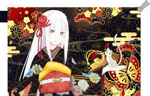Re:Zero -Starting Life in Another World- Water-Repellent Pouch [Emilia] Kimono (Anime Toy)