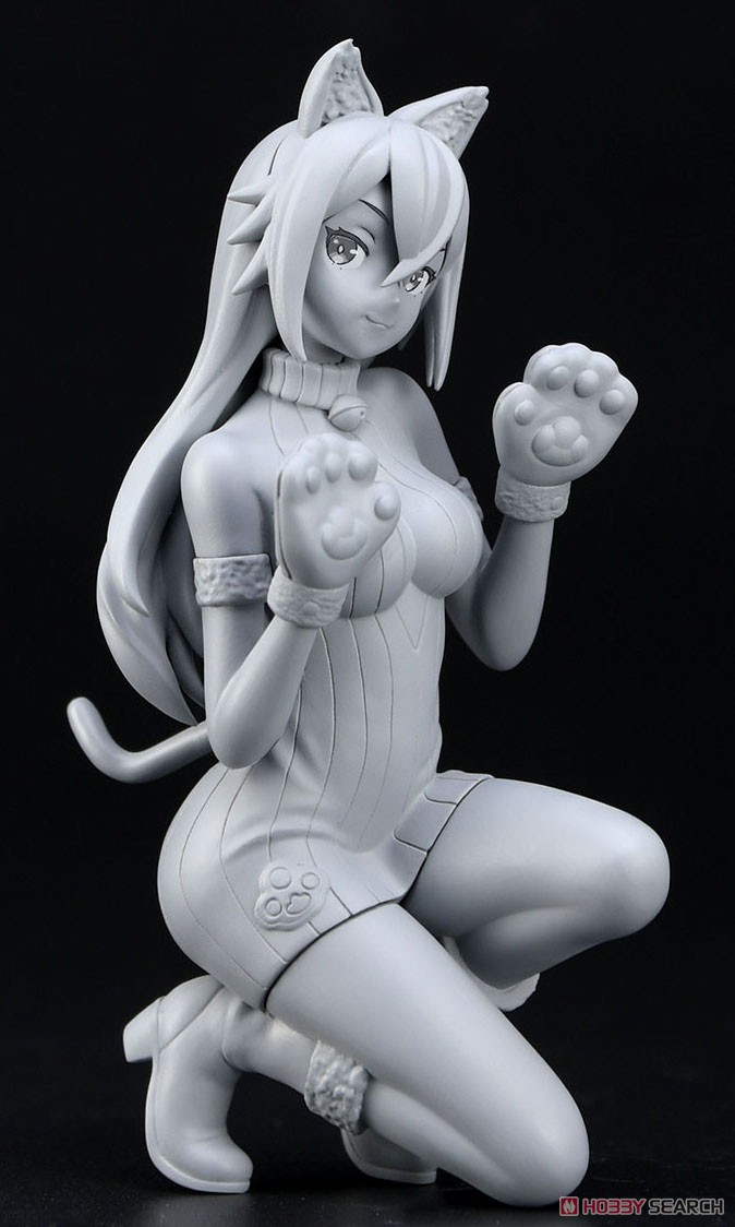 12 Egg Girls Collection No.37 `Haku Rinpha` (Black Cat) (Plastic model) 商品画像1
