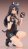 12 Egg Girls Collection No.37 `Haku Rinpha` (Black Cat) (Plastic model) 商品画像3 Thumbnail