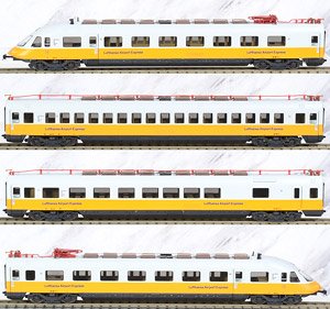 MU-N-T40301 (N) ドイツ連邦鉄道 403形 `ルフトハンザ・エアポート・エクスプレス` (4両セット) ★外国形モデル (鉄道模型)