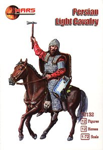 Persian Light Cavalry (12 Figures / 12 Horses) (Plastic model)