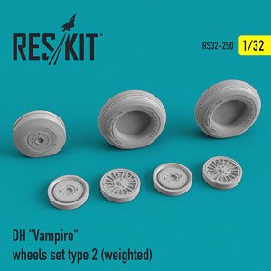DH `Vampire` Wheels Set Type 2 (Weighted) (Plastic model)