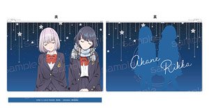 SSSS.GRIDMAN 描き下ろし 合皮フラットポーチ 【アカネ＆六花】 (キャラクターグッズ)
