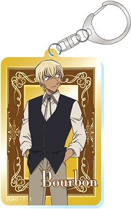 Detective Conan Acrylic Key Ring (Frame Bourbon) (Anime Toy)