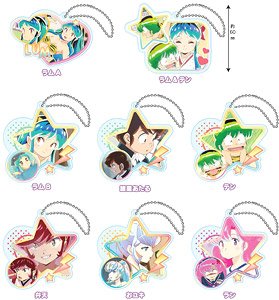 Urusei Yatsura Collage Acrylic Key Chain (Set of 8) (Anime Toy)