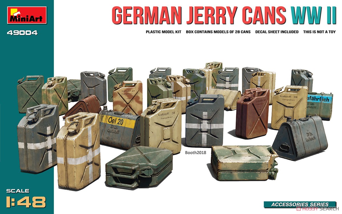 German Jerry Cans WWII (Plastic model) パッケージ1