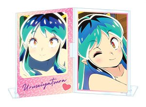 Urusei Yatsura Photo Frame Stand Lum A (Pink) (Anime Toy)