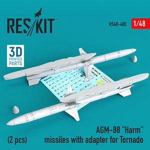 AGM-88 `HARM` 対レーダーミサイル w/トーネード用ランチャー (2個入) (プラモデル)