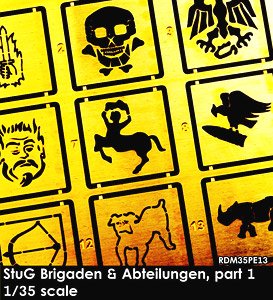 StuG Brigaden & Abteilungen, Part 1 (Plastic model)