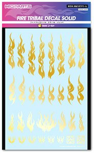Fire Tribal Decal Solid Gold (1 Sheet) (Material)