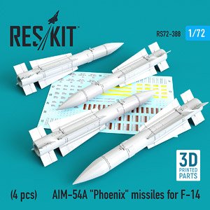 AIM-54A ミサイル (4個入り) (プラモデル)