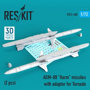 AGM-88 `HARM` 対レーダーミサイル w/トーネード用ランチャー (2個入) (プラモデル)