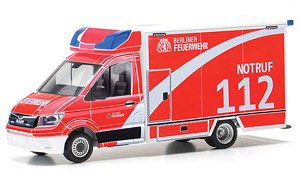 (HO) MAN TGE Fahrtec 救急車 `Berliner Feuerwehr` (鉄道模型)