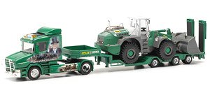 (HO) スカニア Hauber Goldhoferオールラウンドセミトレーラー ホイールローダー付 `Funke Visbek` [Scania Hauber] (鉄道模型)