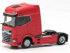 (HO) DAF XG+ トラクター レッド (鉄道模型)