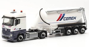 (HO) メルセデスベンツ アクトロスストリームスペース バルクサイロセミトレーラー `Cemex` (鉄道模型)