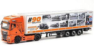 (HO) MAN TGX GX ボックスセミトレーラ `Horst Kruger Gottingen` (鉄道模型)
