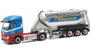 (HO) メルセデスベンツ アクトロスストリームスペース 2.3 バルクサイロセミトレーラー `Kleigrewe` (鉄道模型)