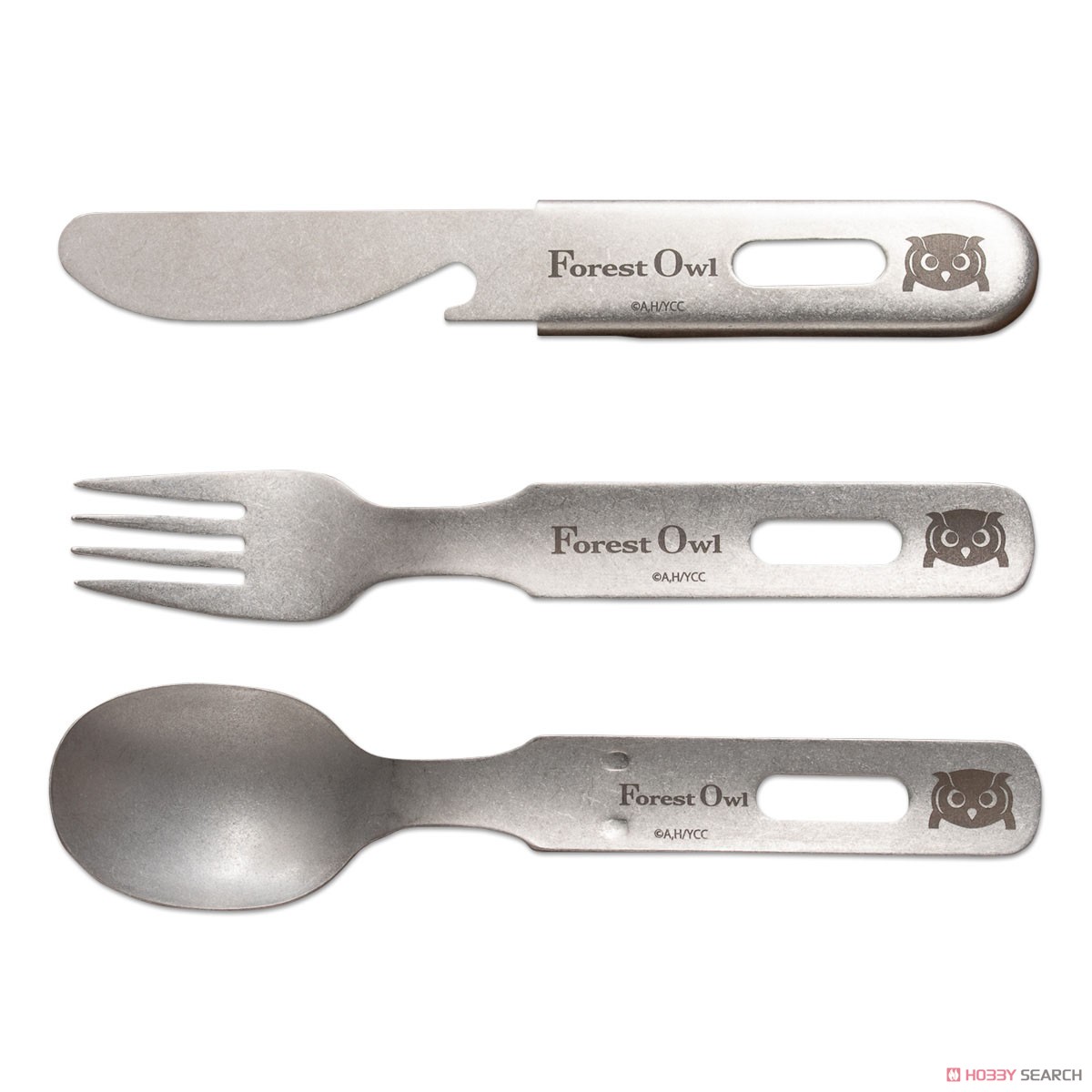 [Laid-Back Camp] Cutlery Set Forest Owl Ver. (Anime Toy) Item picture1