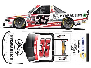 `チェイス・エリオット` #35 GATES HYDRAULICS シボレー シルバラード NASCAR クラフツマン・トラックシリーズ 2023 (ミニカー)
