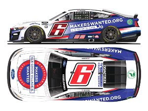 `ブラッド・ケセロウスキー` #6 ELKGROVE VILLAGE フォード マスタング NASCAR 2023 (ミニカー)