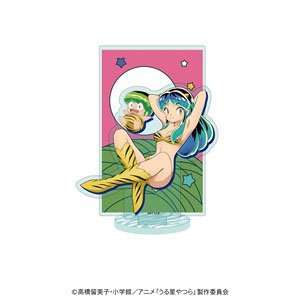 Urusei Yatsura Hanafuda Pattern Acrylic Stand [Tsuki Ver.] (Anime Toy)