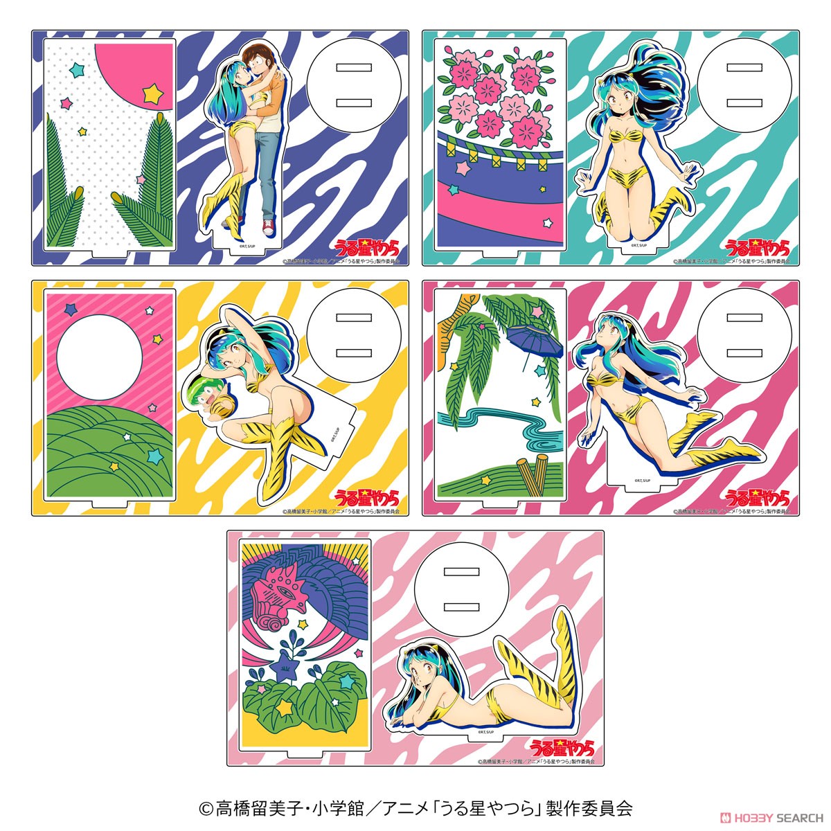 うる星やつら 花札柄アクリルスタンド 【月 Ver.】 (キャラクターグッズ) その他の画像2
